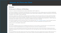 Desktop Screenshot of houseofhealing-erie.org