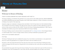 Tablet Screenshot of houseofhealing-erie.org